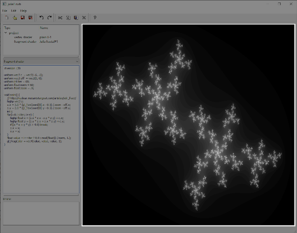 Main ShaderWB window with highlighted viewer.